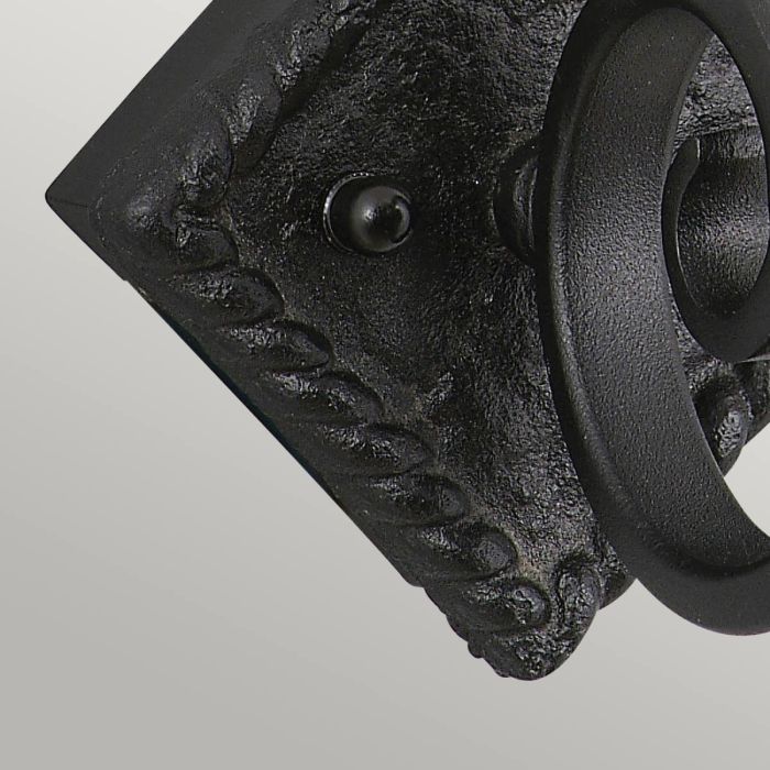 Elstead Lighting Rectory 1 Light Wall - Black Cast Iron
