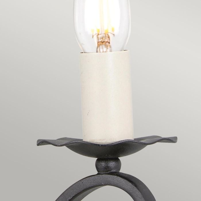 Elstead Lighting Rectory 2 Light Wall - Black Cast Iron