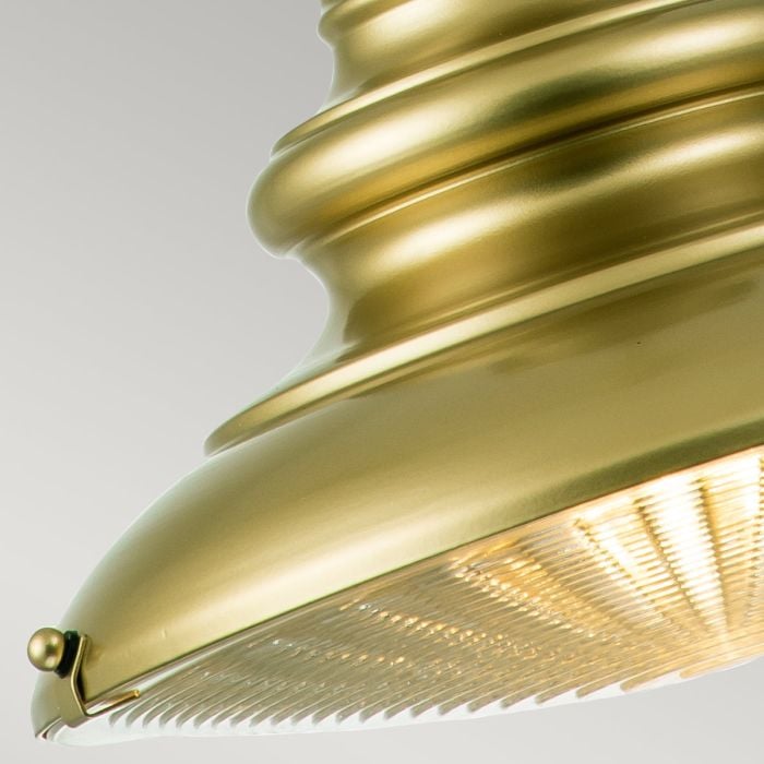 Elstead Lighting Redding Station 1 Light Medium Chain Lantern - Painted Distressed Bronze