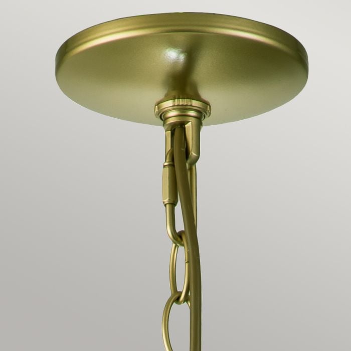 Elstead Lighting Redding Station 1 Light Medium Chain Lantern - Painted Distressed Bronze