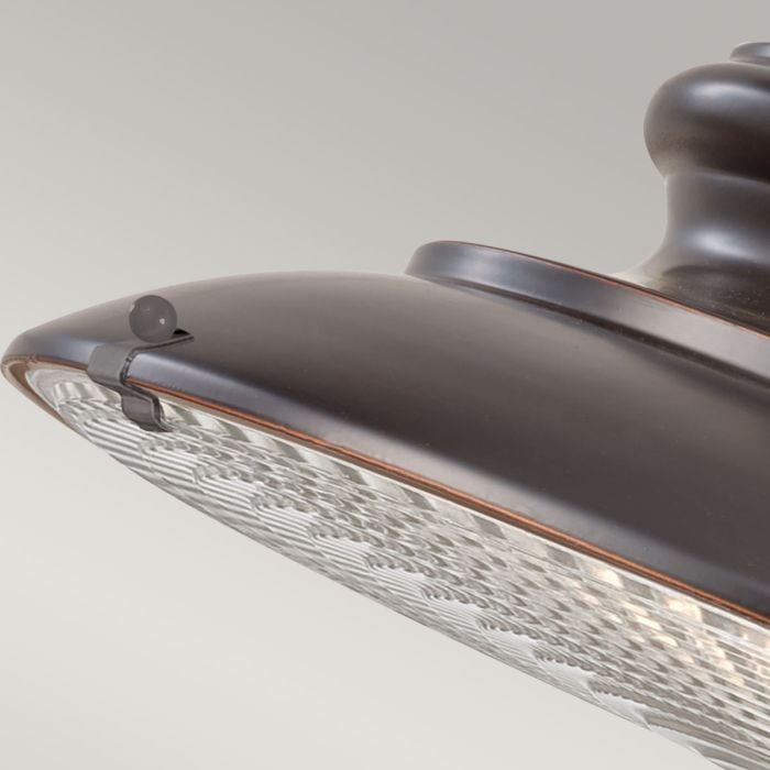 Elstead Lighting Redding Station 1 Light Medium Chain Lantern - Restoration Bronze