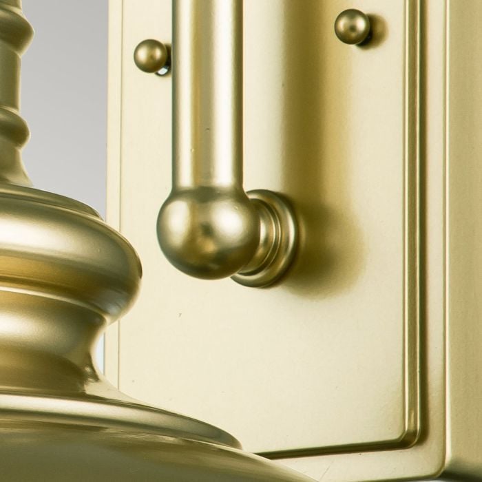 Elstead Lighting Redding Station 1 Light Medium Wall Lantern - Painted Distressed Bronze