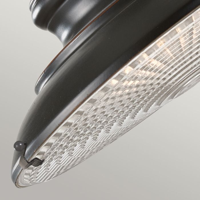 Elstead Lighting Redding Station 1 Light Medium Wall Lantern - Restoration Bronze