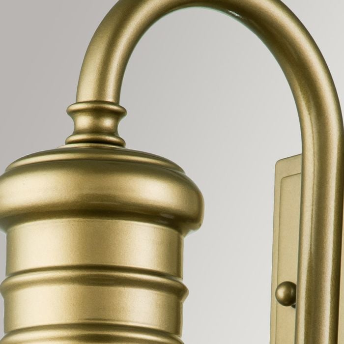 Elstead Lighting Redding Station 1 Light Small Wall Lantern - Painted Distressed Bronze