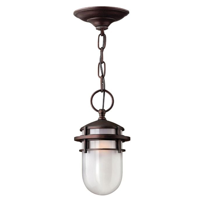 elstead lighting Reef 1 Light Chain Lantern Victorian Bronze