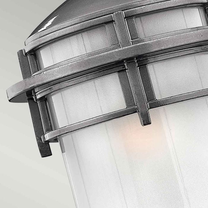 Elstead Lighting Reef Small 1 Light Lantern - Hematite