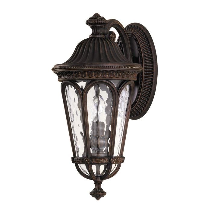 elstead lighting Regent Court 2 Light Medium Wall Lantern - Walnut