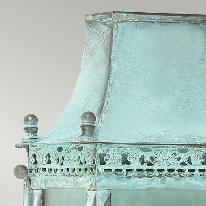 Elstead Lighting Regents Park 1 Light Wall Lantern - Verdigris - Verdigris