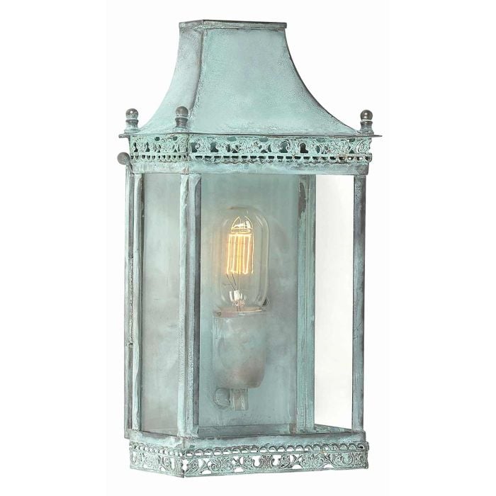elstead lighting Regents Park 1 Light Wall Lantern - Verdigris - Verdigris