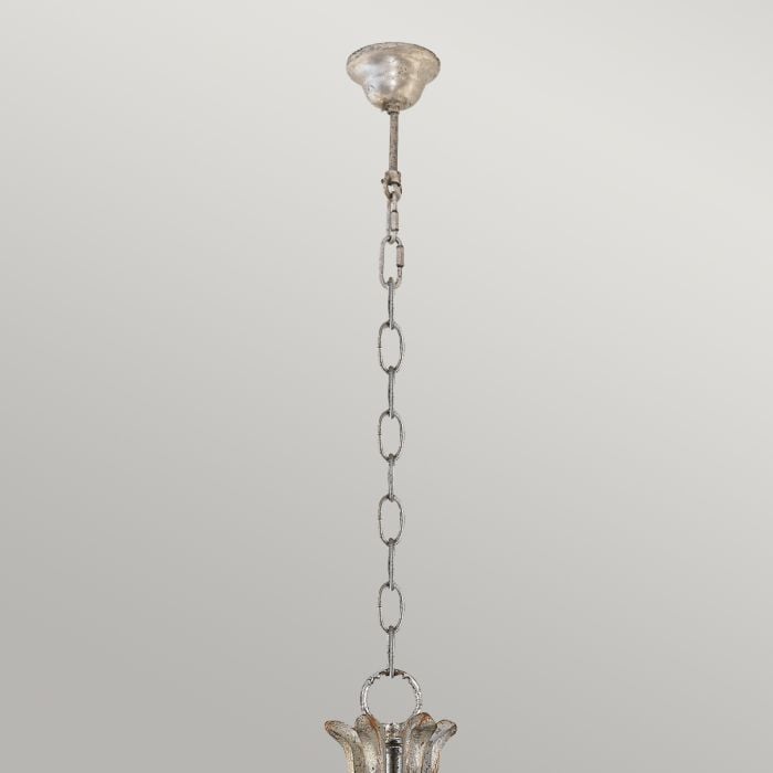 Elstead Lighting Remi 5 Light Chandelier - Silver And Gold