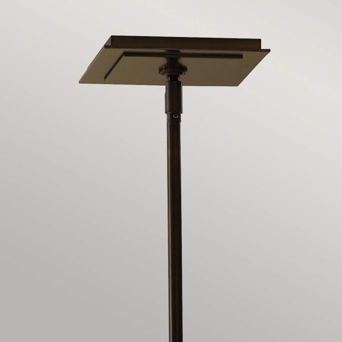 Elstead Lighting Remy 1 Light Pendant Chandelier Light - Heritage Bronze/Parissiene Gold
