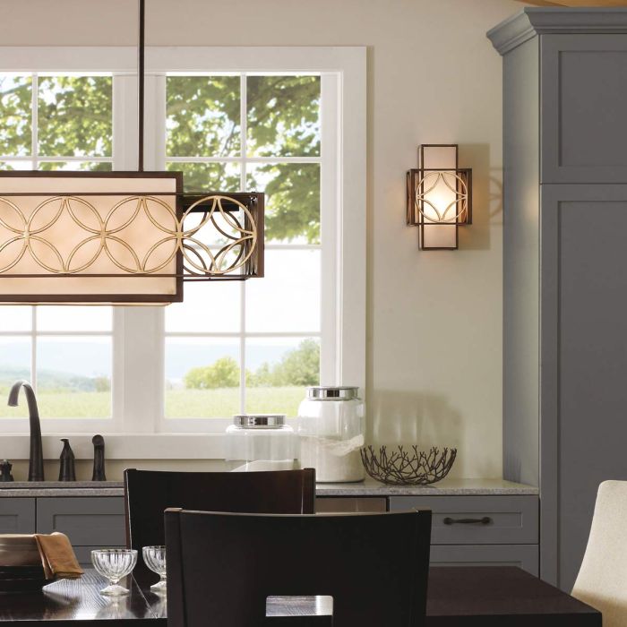 Elstead Lighting Remy 1 Light Wall Light - Heritage Bronze/Parissiene Gold