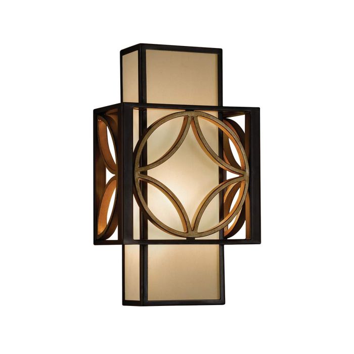 elstead lighting Remy 1 Light Wall Light - Heritage Bronze/Parissiene Gold