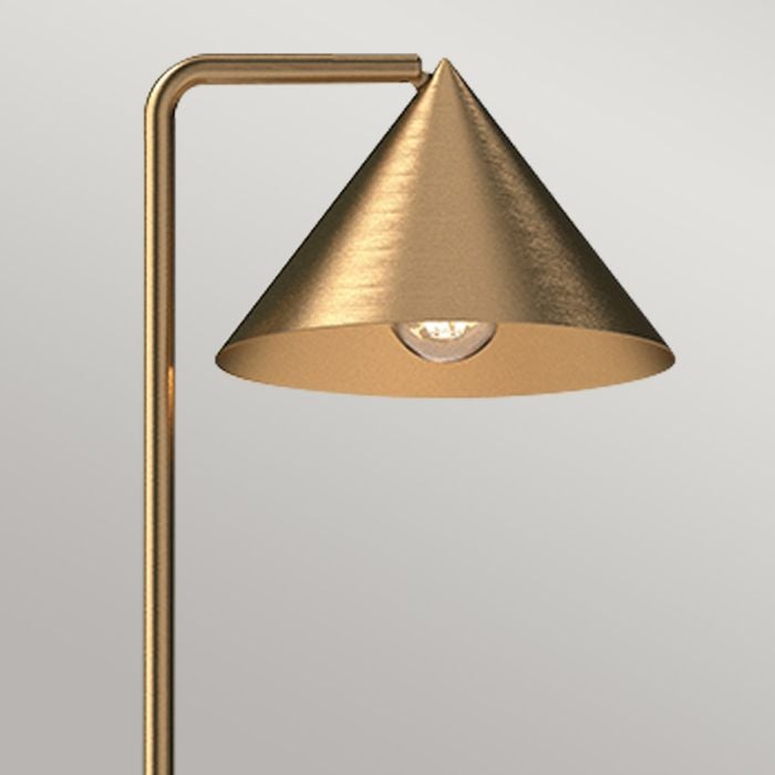 Elstead Lighting Remyck 1 Lt Floor Lamp - Brushed Gold
