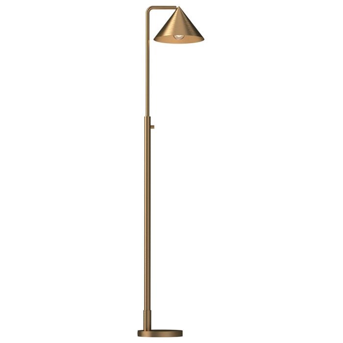 elstead lighting Remyck 1 lt Floor Lamp - Brushed Gold
