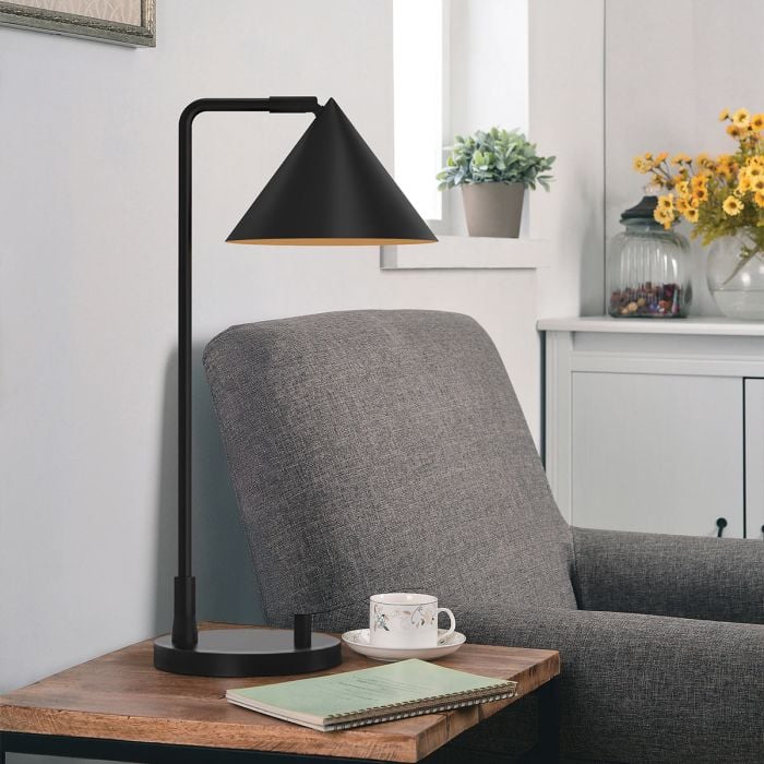 Elstead Lighting Remyck 1 Lt Table Lamp - Matte Black