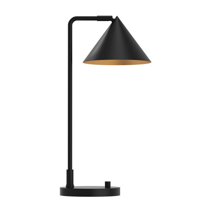 elstead lighting Remyck 1 lt Table Lamp - Matte Black