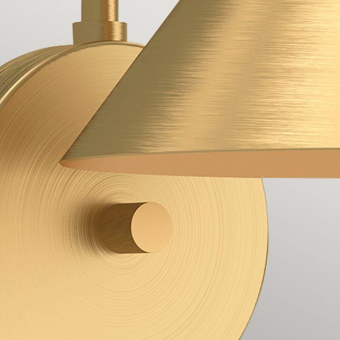 Elstead Lighting Remyck 1 Lt Wall Light - Brushed Gold