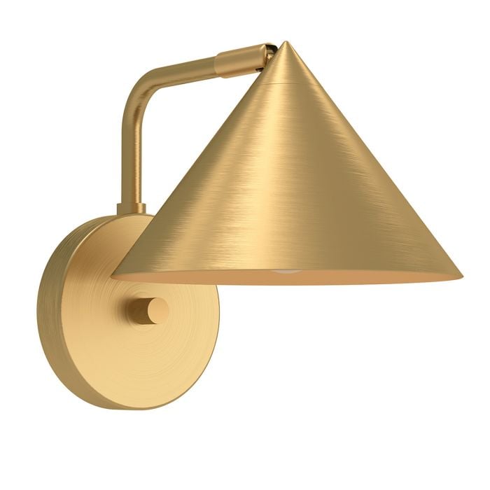 elstead lighting Remyck 1 lt Wall Light - Brushed Gold