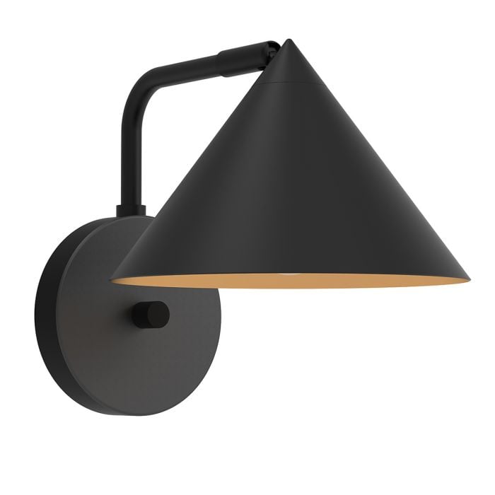 elstead lighting Remyck 1 lt Wall Light - Matte Black