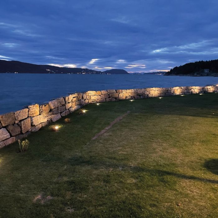 Elstead Lighting Rena Round 1 Light Inground Light Stainless Steel