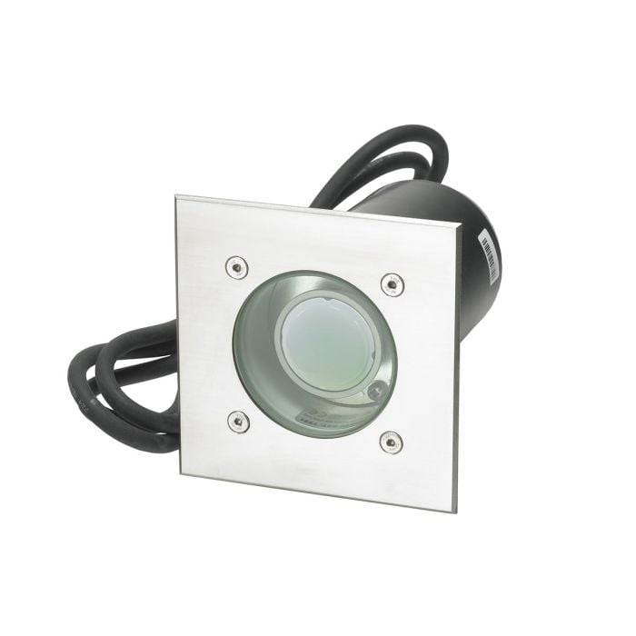 elstead lighting Rena Square 1 Light Inground Light Stainless Steel