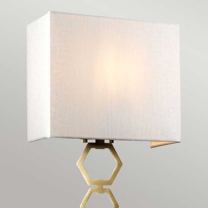Elstead Lighting Ria Medium 1 Light Wall Light - Aged Brass