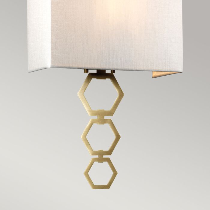 Elstead Lighting Ria Medium 1 Light Wall Light - Aged Brass