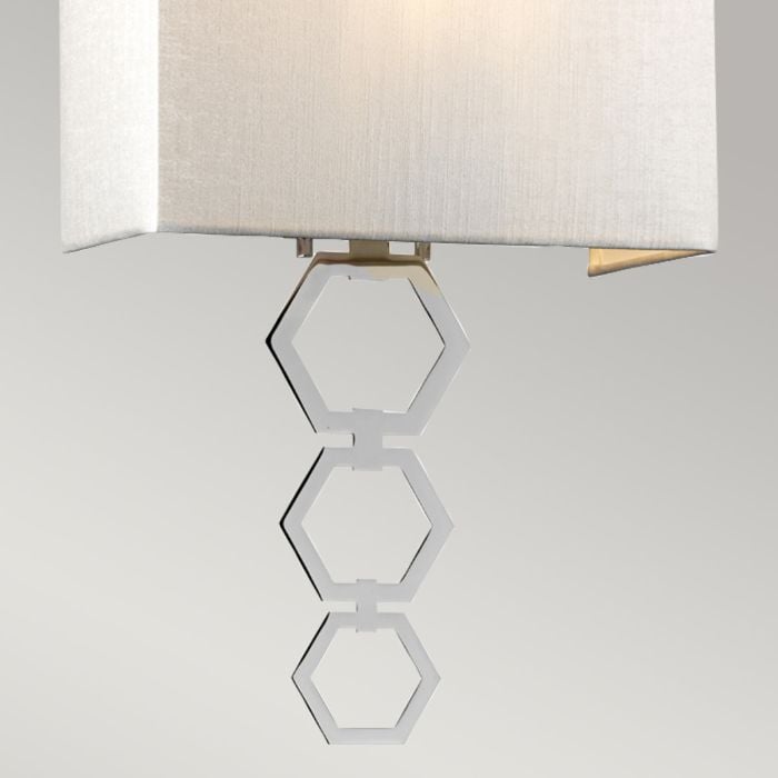 Elstead Lighting Ria Medium 1 Light Wall Light - Polished Chrome