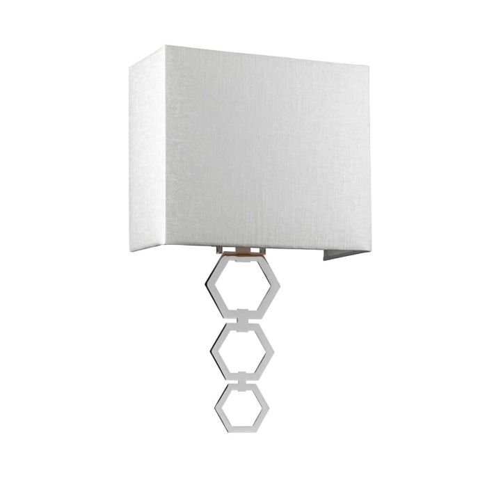 Elstead Lighting Ria Medium 1 Light Wall Light - Polished Chrome
