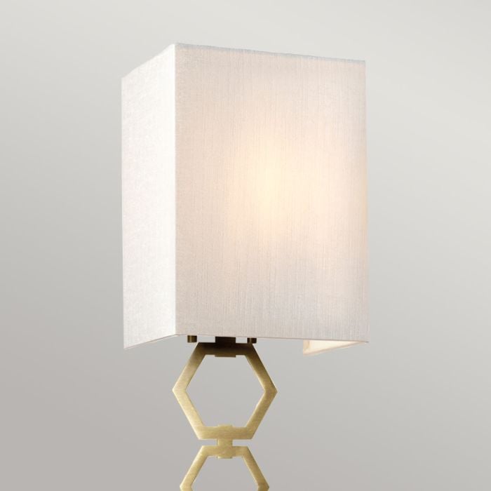 Elstead Lighting Ria Small 1 Light Wall Light - Aged Brass