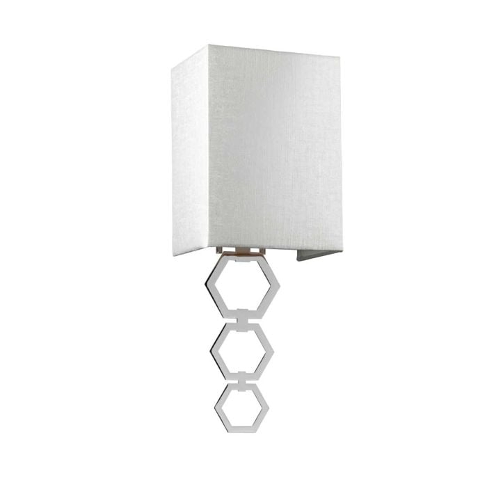 Elstead Lighting Ria Small 1 Light Wall Light - Polished Chrome