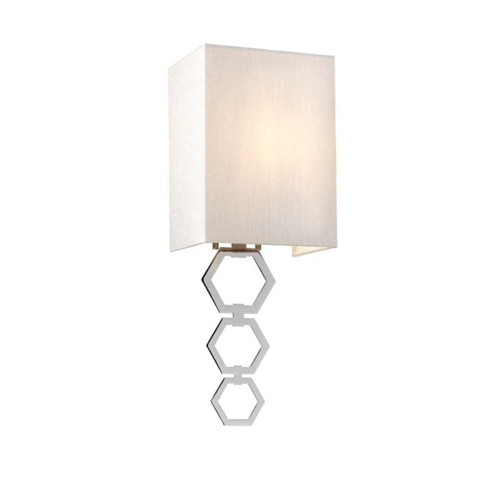 elstead lighting Ria Small 1 Light Wall Light - Polished Chrome