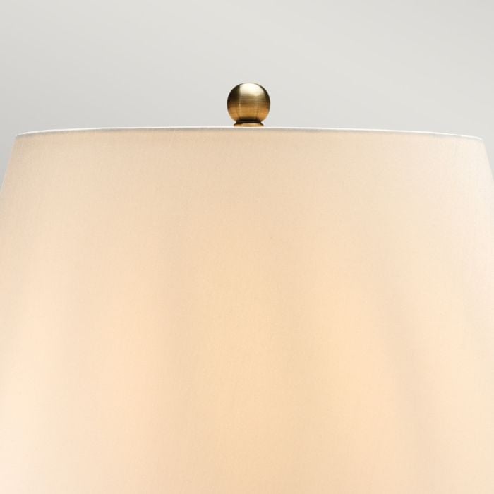 Elstead Lighting Rib Pumpkin 1 Light Table Lamp - Brown And Black