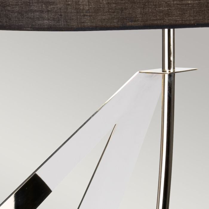 Elstead Lighting Ribbon 1 Light Table Lamp - Polished Nickel