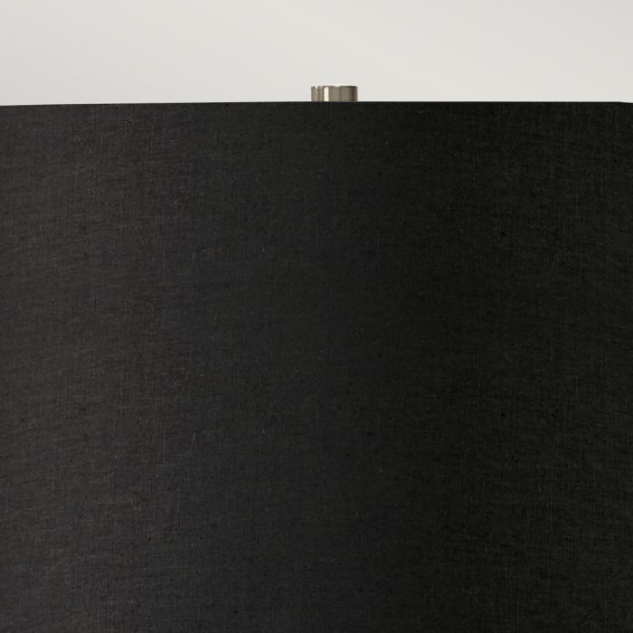 Elstead Lighting Ripple 1 Light Table Lamp - White With Black Shade