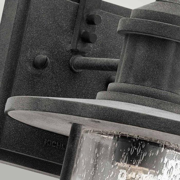 Elstead Lighting Riverwood Medium Wall Lantern - Weathered Zinc