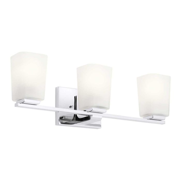 elstead lighting Roehm 3 Light Wall Light - Polished Chrome