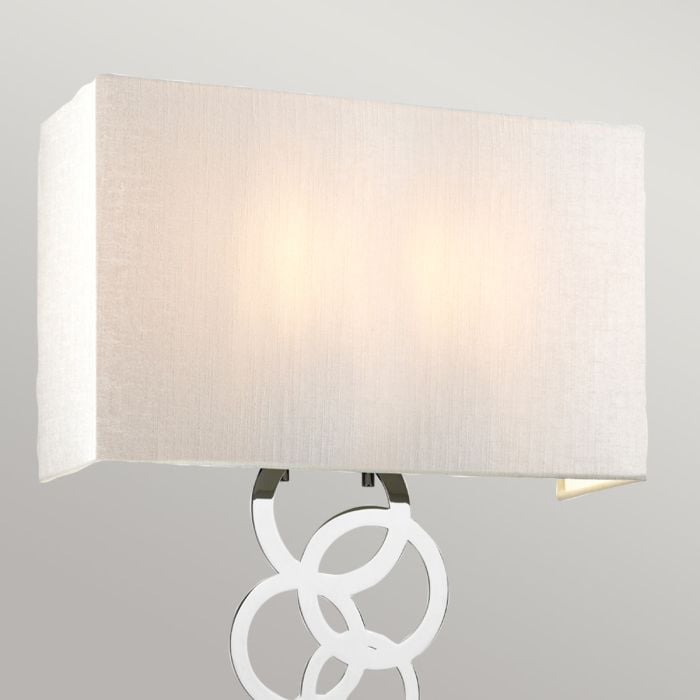 Elstead Lighting Rosa Large 2 Light Wall Light - Polished Chrome