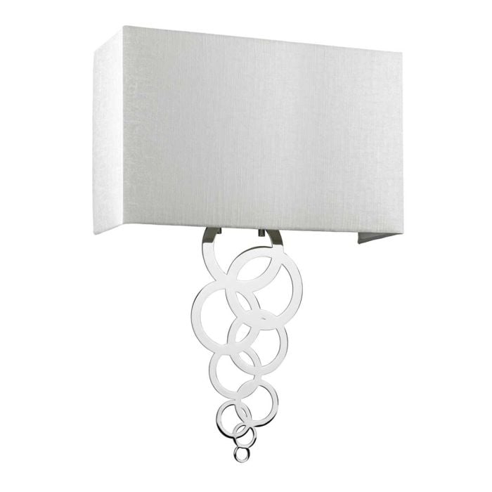 Elstead Lighting Rosa Large 2 Light Wall Light - Polished Chrome