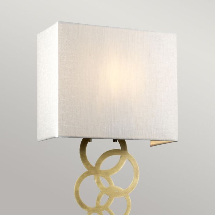 Elstead Lighting Rosa Medium 1 Light Wall Light - Aged Brass