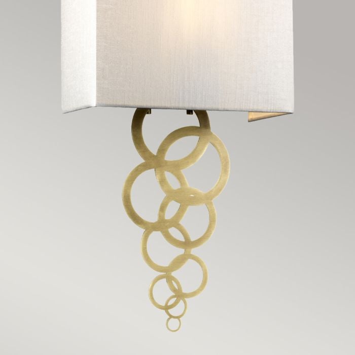 Elstead Lighting Rosa Medium 1 Light Wall Light - Aged Brass