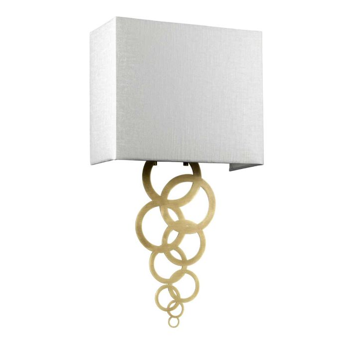 Elstead Lighting Rosa Medium 1 Light Wall Light - Aged Brass