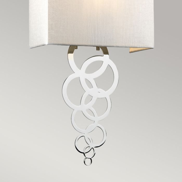 Elstead Lighting Rosa Medium 1 Light Wall Light - Polished Chrome