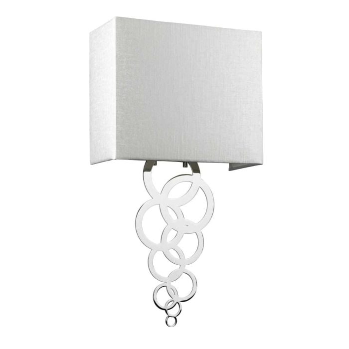 Elstead Lighting Rosa Medium 1 Light Wall Light - Polished Chrome