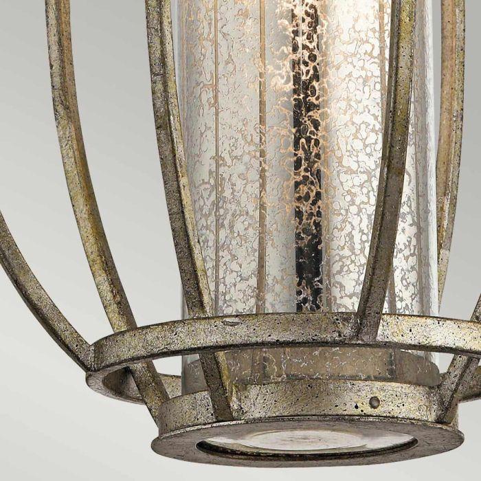 Elstead Lighting Rosalie 1 Light Pendant - Sterling Gold