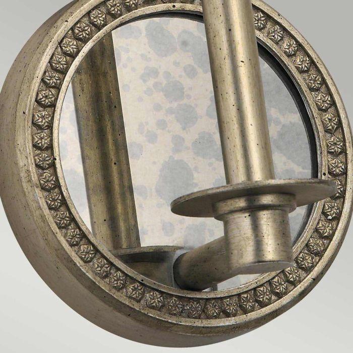 Elstead Lighting Rosalie 1 Light Wall Light - Sterling Gold