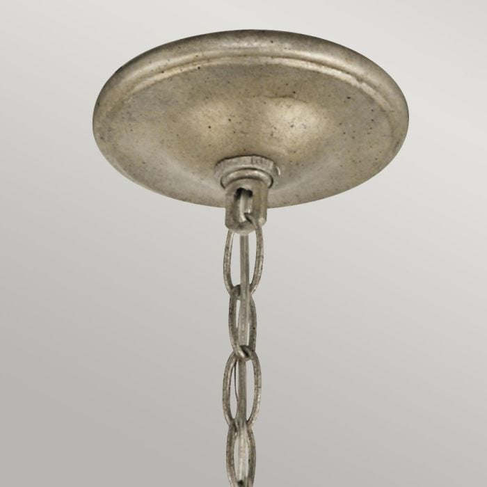 Elstead Lighting Rosalie 5 Light Mini Chandelier - Sterling Gold