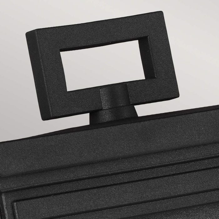 Elstead Lighting Roscoe 1 Light Medium Wall Lantern - Textured Black