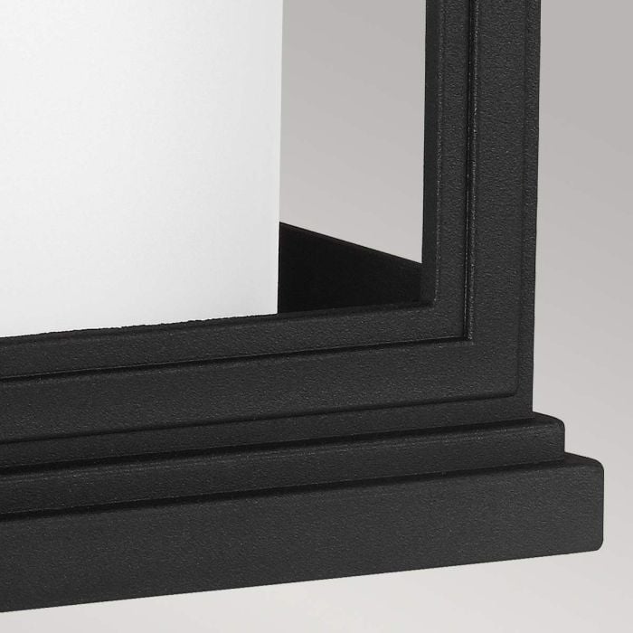 Elstead Lighting Roscoe 1 Light Medium Wall Lantern - Textured Black